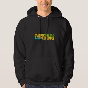 Bergsteigen in Naturfarben Hoodie