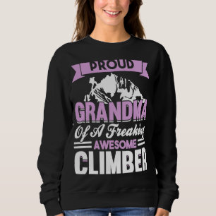 Bergsteigen Klettersteig Klettersteig Großmutter K Sweatshirt