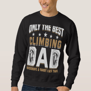 Bergsteigen Klettersteig Klettersteig Vater Klette Sweatshirt