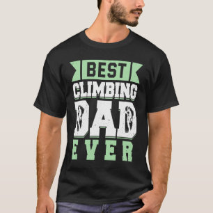 Bergsteigen Klettersteig Klettersteig Vater Klette T-Shirt