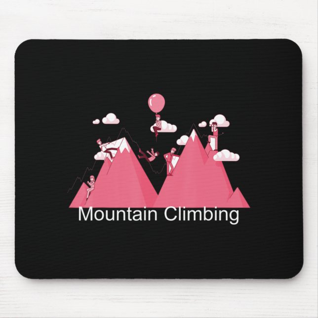 Bergsteigen Mousepad (Vorne)