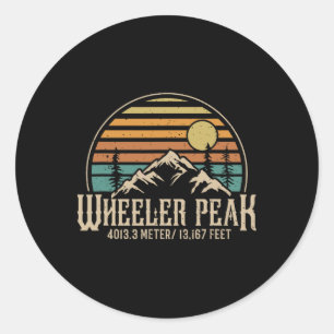 Bergsteigen New Mexico Wandern Berg Wheeler Peak Runder Aufkleber