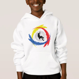 Bergsteigen-Tricolor Emblem Hoodie