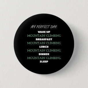 Bergsteiger-Abenteuer Outdoor-Enthusiast Button