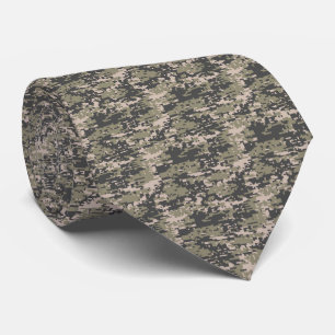 Bergsteiger-Digital-Camouflage-Muster Krawatte
