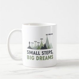 Bergsteiger Ziel Fortschritt Inspirierend Kaffeetasse