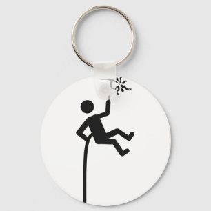 Bergsteigesymbol Schlüsselanhänger