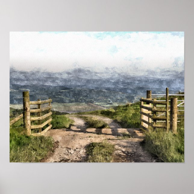 BERGSTRASSE POSTER (Vorne)