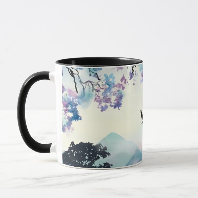 Bergszene Tasse (Links)