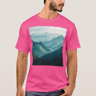 Bergtal Landschaft Bergwelt Bergsee-Zauber im Val  T-Shirt