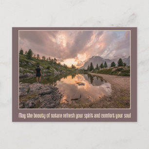 Bergteich-Postkarte Postkarte