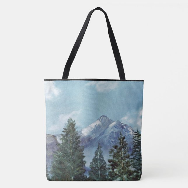 Bergurlaub Tote Tag Tasche (Vorderseite)