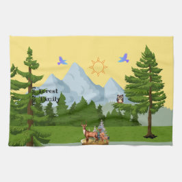 BergView-Säule Kerze Geschirrtuch