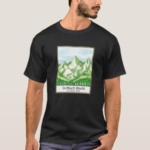Bergwald Landschaft Tree Natur T-Shirt