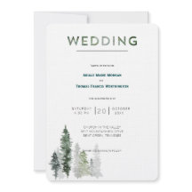 Bergwald Moderne Hochzeit