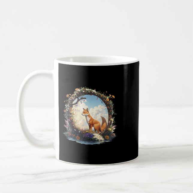 Bergwaldtiere Fox Nature Kaffeetasse (Links)