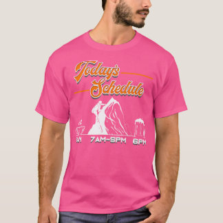 Bergwanderung Geschenk für das Kletterteam I heute T-Shirt