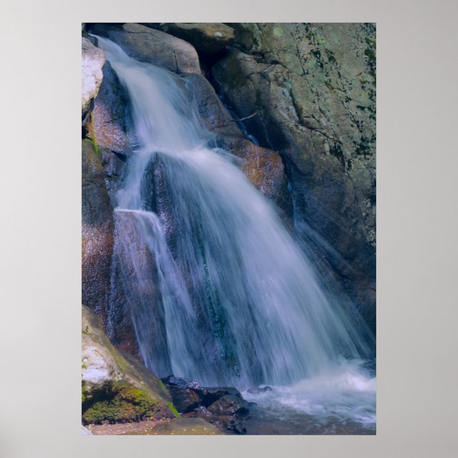 Bergwasserfall Poster (Vorne)