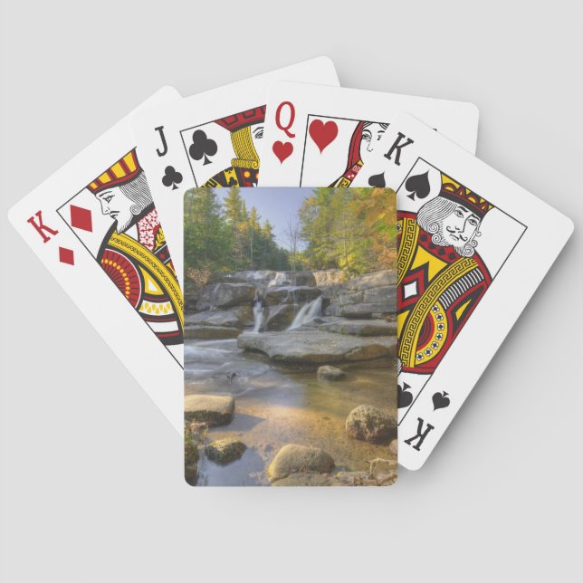 Bergwasserfall Spielkarten (Rückseite)