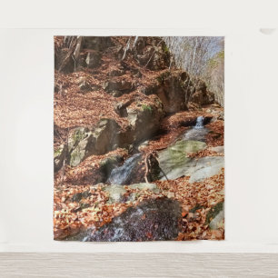 Bergwasserfall - Wilde Natur Rumänien Wandteppich