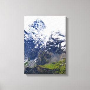 Bergwelt in den Schweizer Alpen Leinwanddruck
