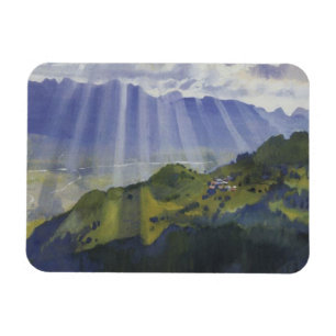 Bergwelt in der Schweiz Magnet