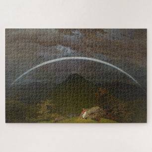 Bergwelt mit Regenbogen von Friedrich