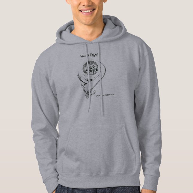 Bergwerke größer - TurboHoodie (Sweatshirt) Hoodie (Vorderseite)