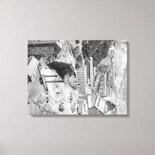 Bergwerke und Mühlen in Terraville Fotografie Leinwanddruck