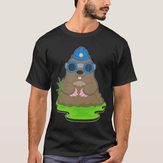 Bergwerkshelm Mole T-Shirt (Vorderseite)