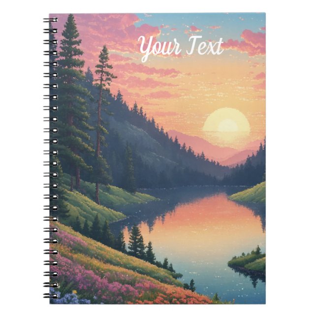 Bergwiese Notizblock (Vorderseite)