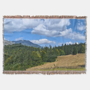 Bergwiesenlandschaft - Wilde Natur Rumänien Decke