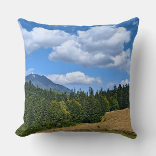 Bergwiesenlandschaft - Wilde Natur Rumänien Kissen