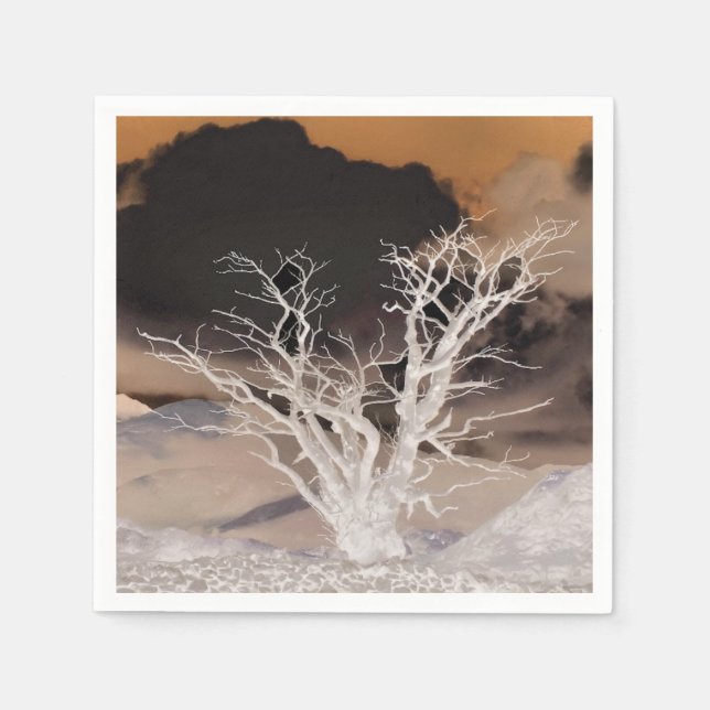 BERGWINTER SERVIETTE (Vorderseite)
