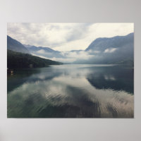 Bergwolkenlandschaft - Fotografie Slowenien