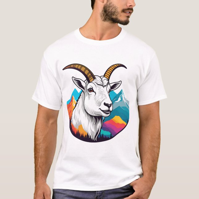 Bergziege T-Shirt (Vorderseite)