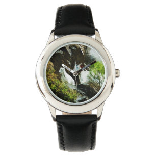 Bergziege und Baby Abstrakt Armbanduhr