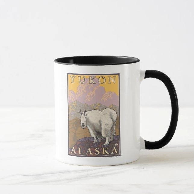 Bergziege - Yukon, Alaska Tasse (Rechts)
