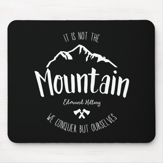 Bergzitat 2 mousepad (Vorne)