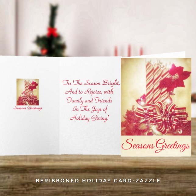 Beribbonbonne Karte (Von Creator hochgeladen)