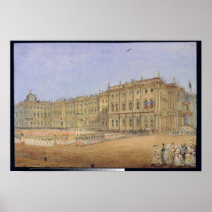 Bericht am Winter-Palast Poster