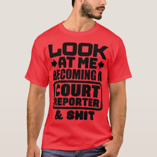 Bericht erstattende Studentin T-Shirt