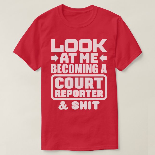 Bericht erstattende Studierende 1 T-Shirt (Design vorne)