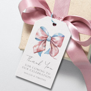 Bericht über das Geschlecht von Bow Geschenkanhänger