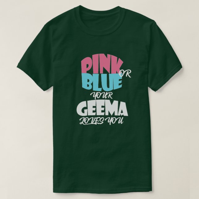 Bericht über das Geschlecht von Kindern für GEEMA  T-Shirt (Design vorne)