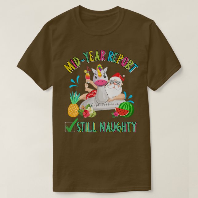 Bericht über das Halbjahr: Weihnachten im Juli S T-Shirt (Design vorne)