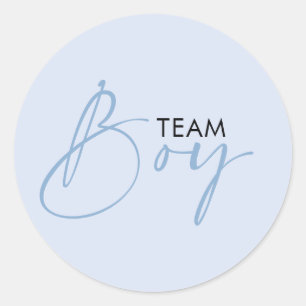 Bericht über die Abstimmung im Team Boy Blue Gende Runder Aufkleber