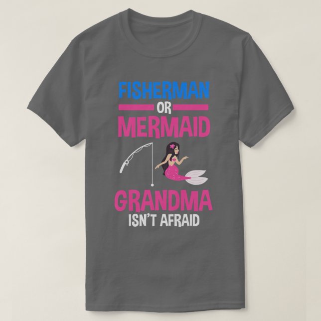 Bericht über Frauen, Fischer oder Meerjungfrau T-Shirt (Design vorne)
