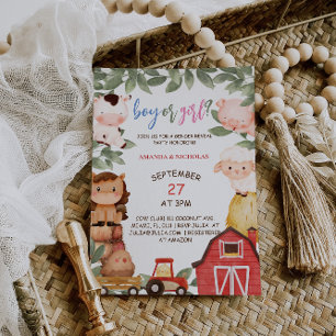 Bericht über Junge oder Mädchen in landwirtschaftl Einladung