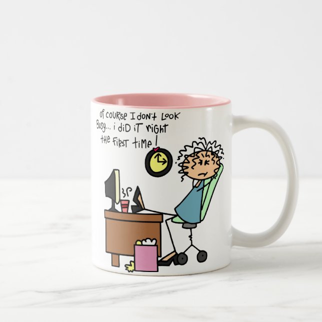 Berichtigen Sie das erste mal Spaß Zweifarbige Tasse (Rechts)